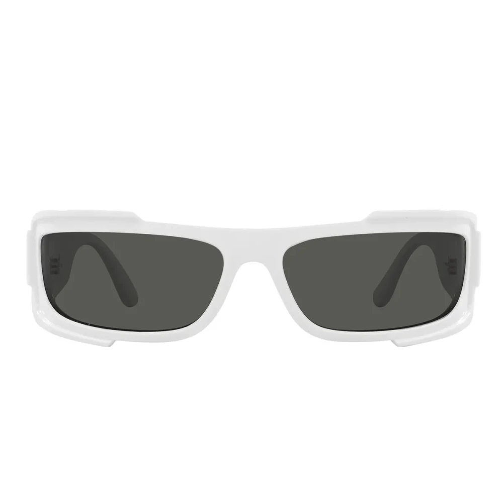 Versace Man Sunglass VE4446 - Frame color: White, Lens color: Dark Grey - Image 3
