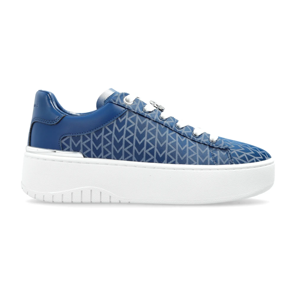 Michael Kors Dottie Platform Sneakers Dames Schoenen Blauw