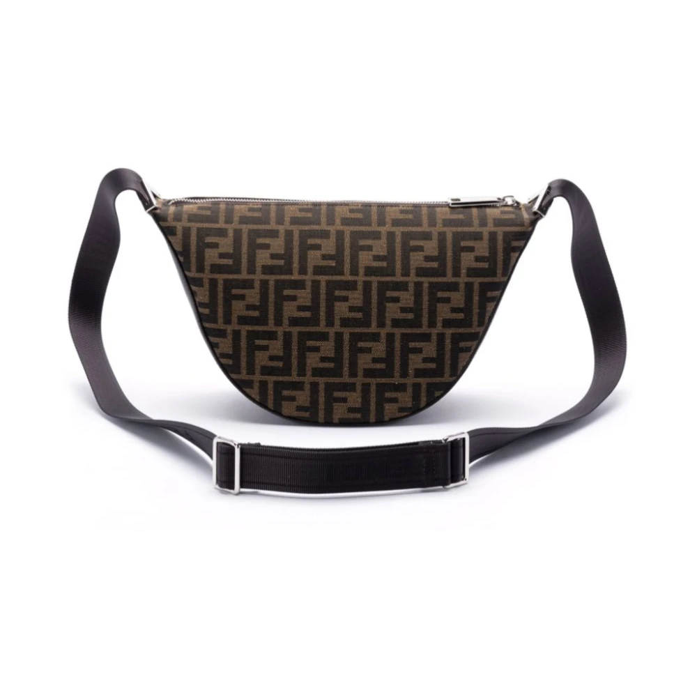 Fendi Bruine Schoudertas voor Mannen Brown Heren