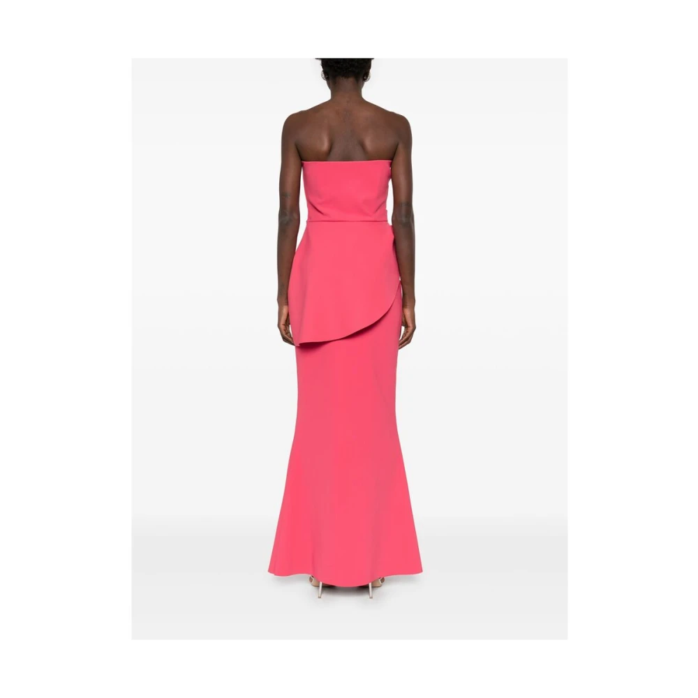 Chiara Boni Framboosroze Gedrapeerd Paneel Jurk Pink Dames