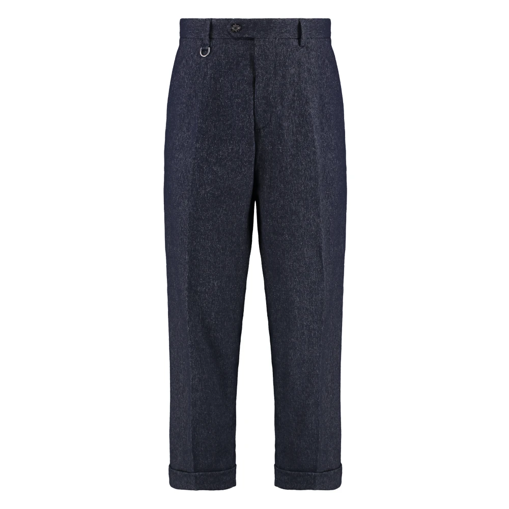 Paolo Pecora Denim Regular Fit Maatwerk Broek Blue Heren