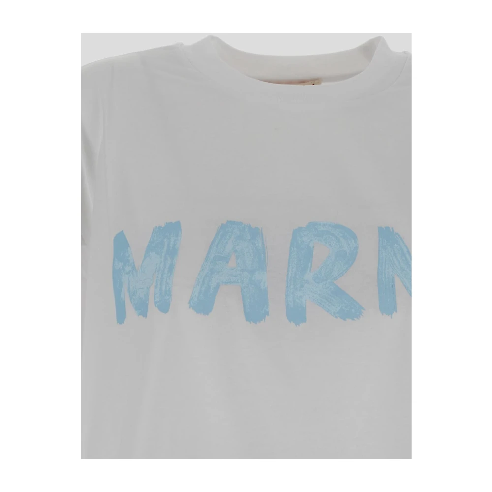 Marni Katoenen T-shirt White Dames