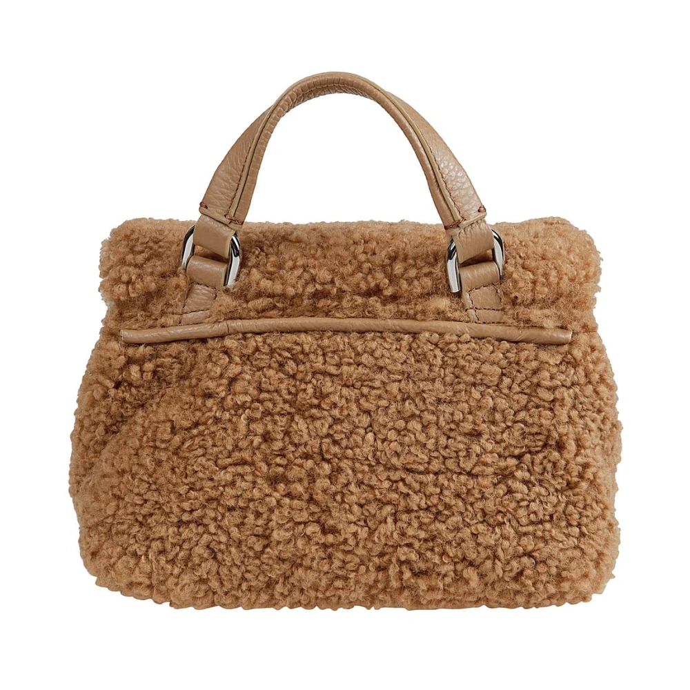 Zanellato Omkeerbare Schoudertas met Omgezoomd Lichaam Brown Dames