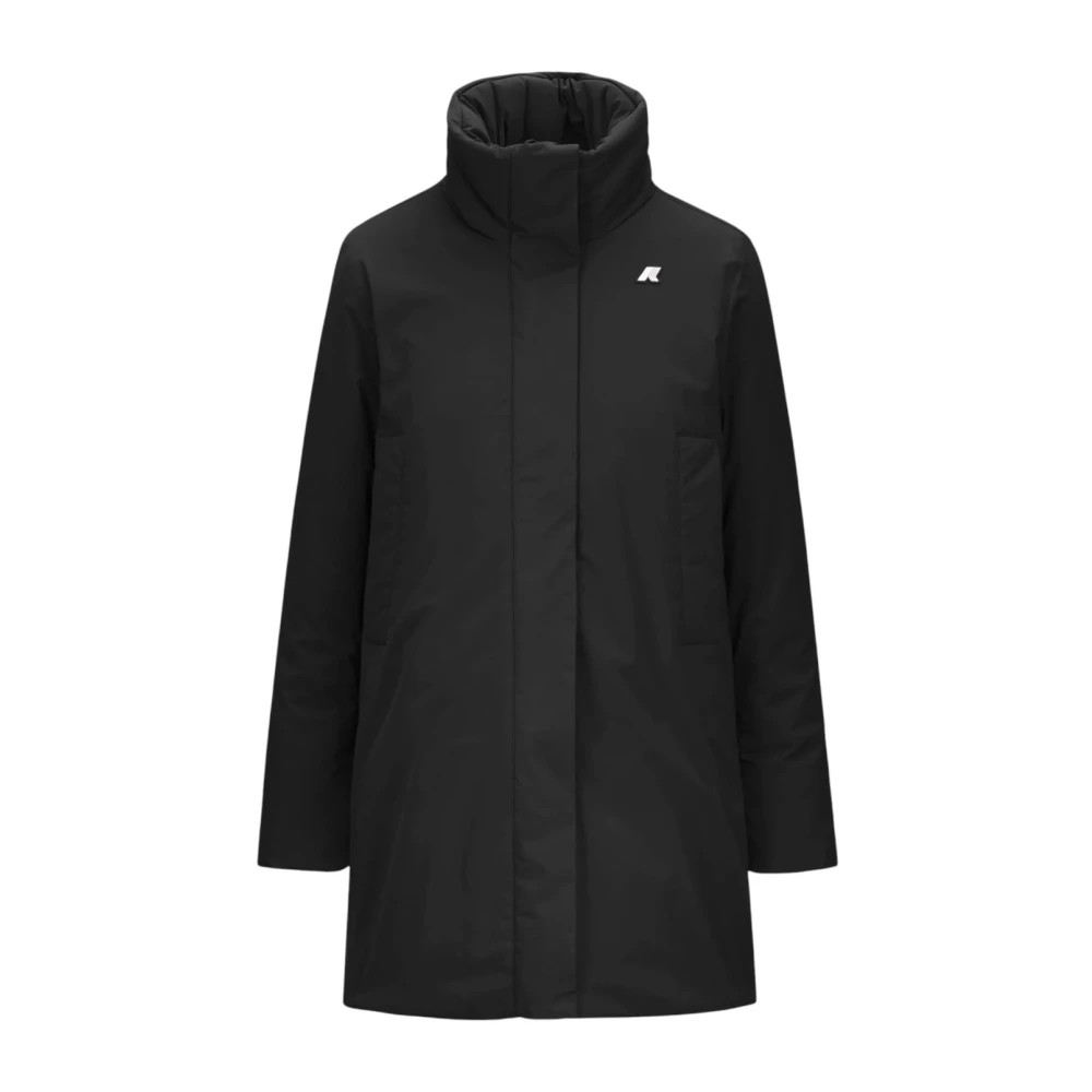 K-Way , Parkas, Female, Black, L, Women's Marla Warm Jacket Black - Image 3