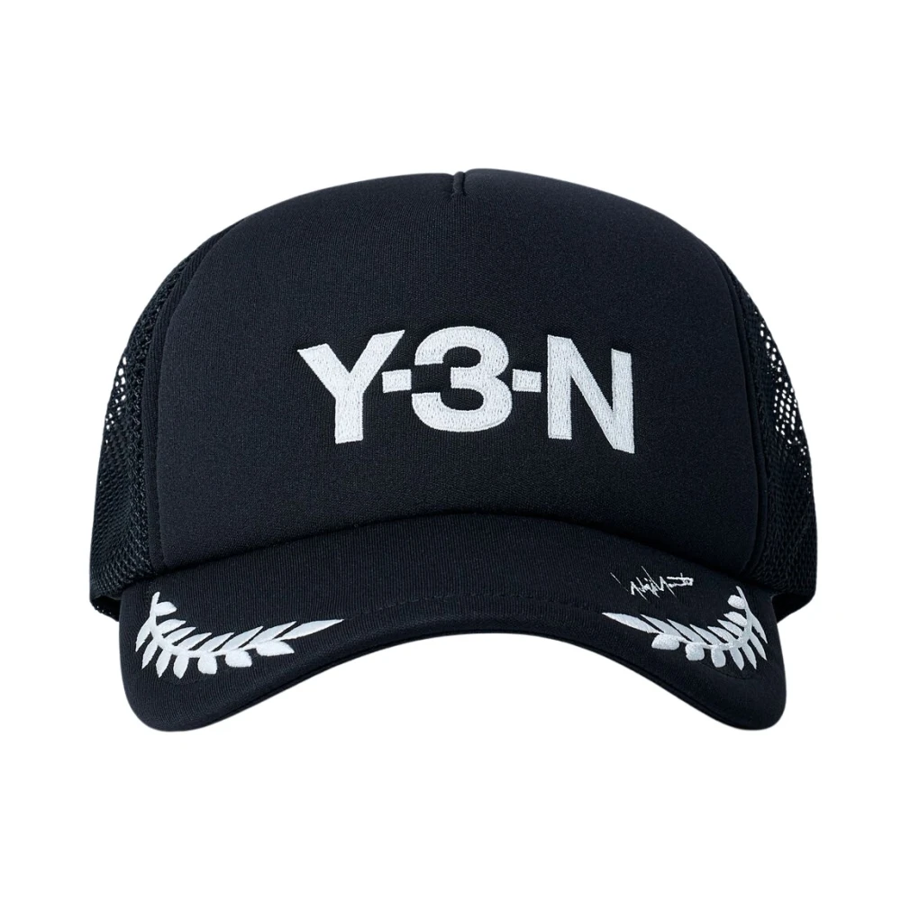 Y-3 Men's Black Logo Motif Baseball Cap