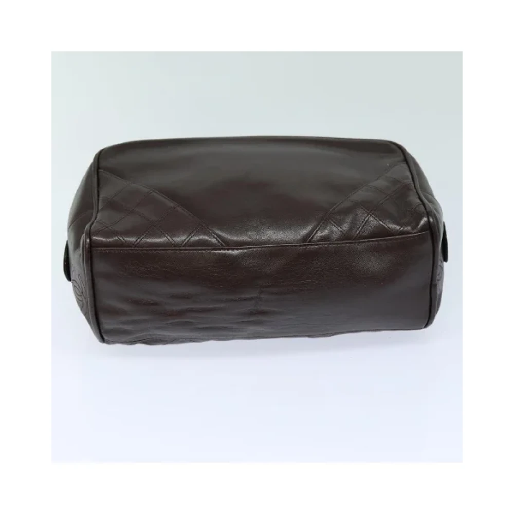 Chanel Vintage Pre-owned Leather chanel-bags Brown Dames