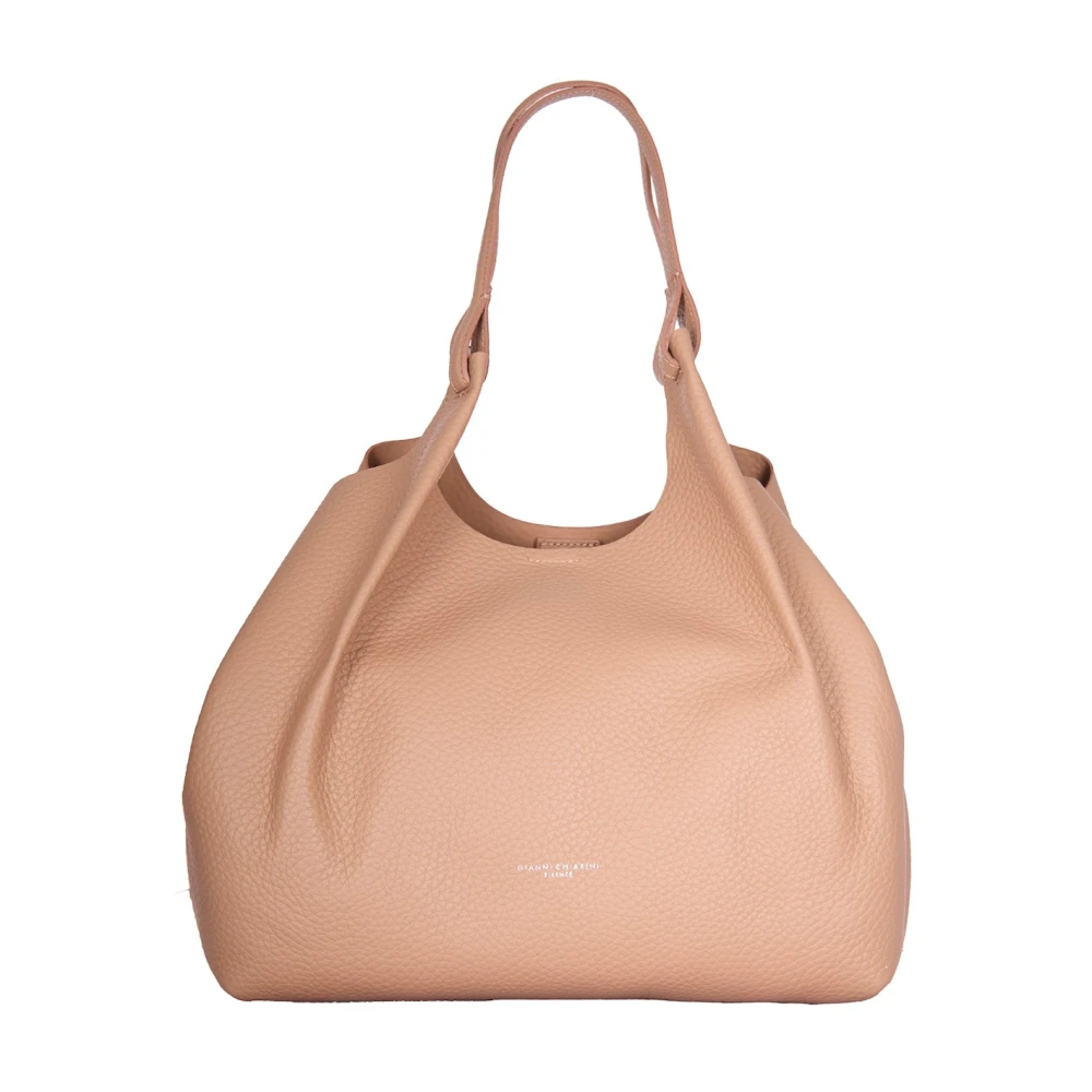 Gianni Chiarini Kvinno Beige Väskor Dam, One Size, Läder, Dua Axelväska