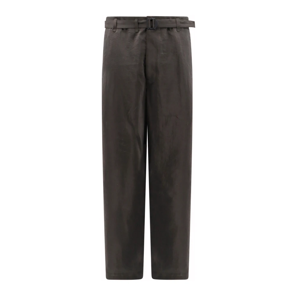 Lemaire Straight Trousers Brown Heren