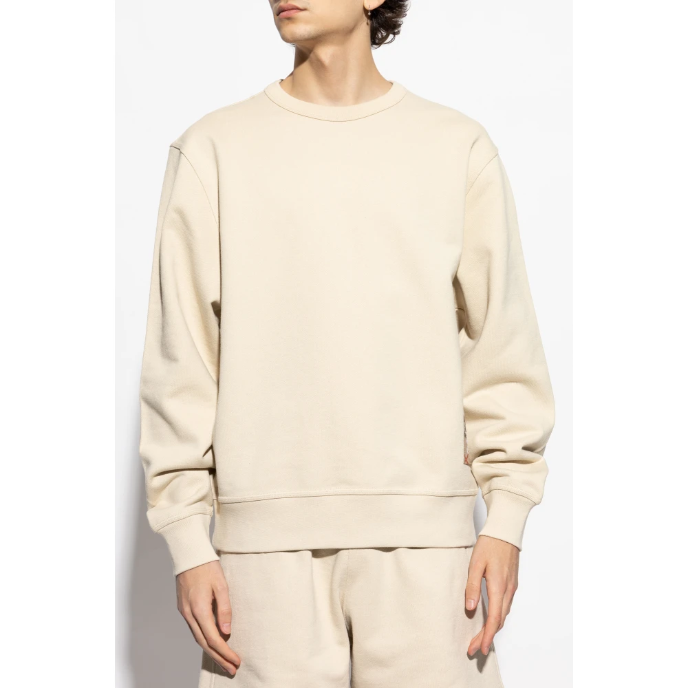 Burberry Sweatshirt met patch Beige Heren