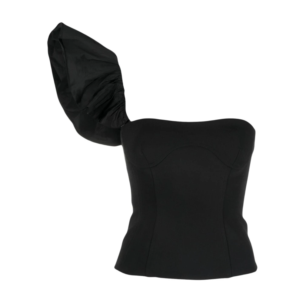 Pinko Zwarte Topkleding voor Vrouwen Aw23 Black Dames