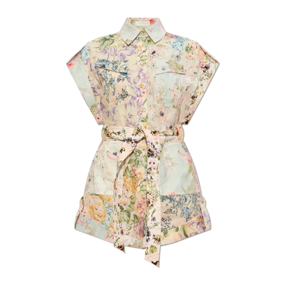 Zimmermann Bloemenprint jumpsuit Multicolor Dames