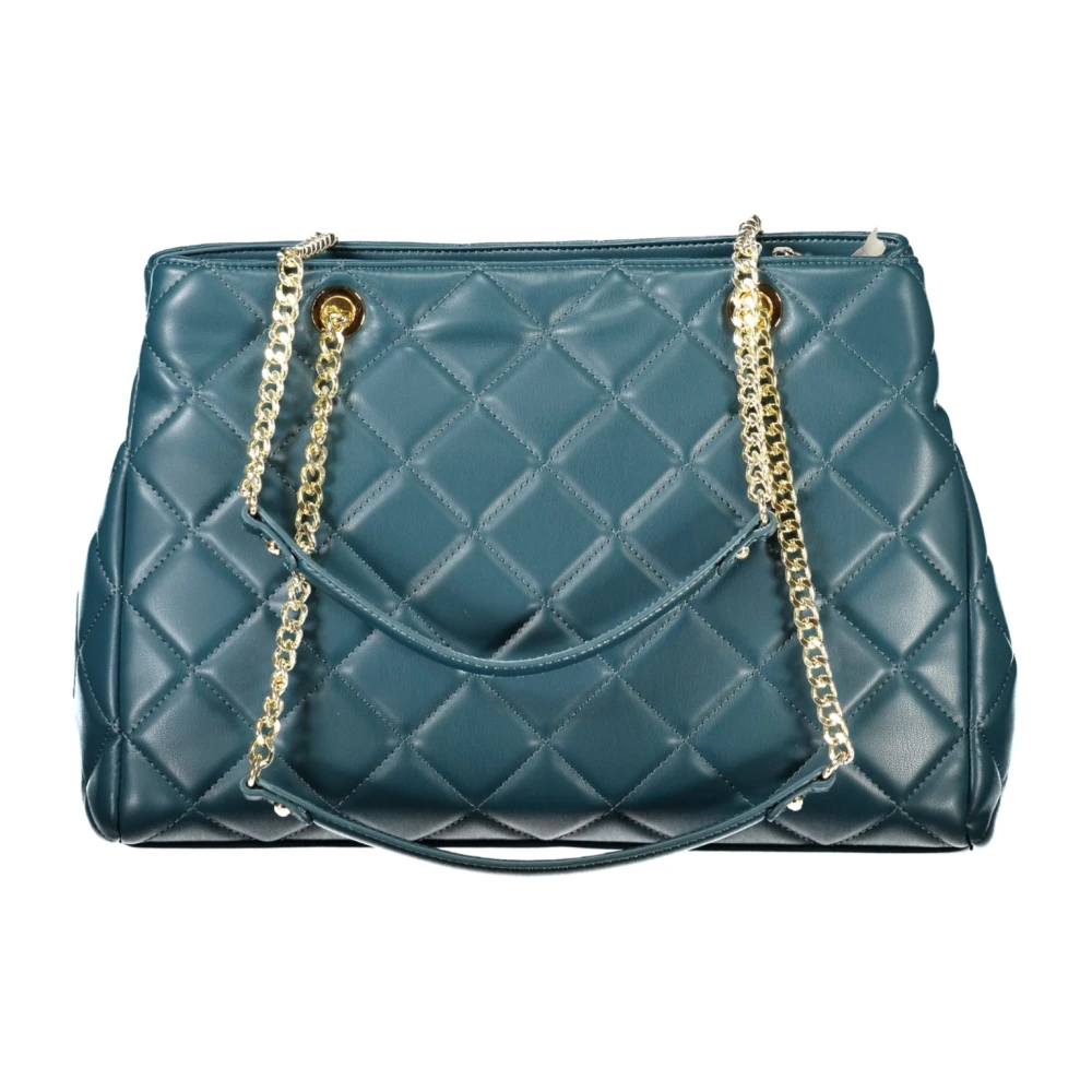Valentino by Mario Valentino Groene Schoudertas met Kettingband Green Dames
