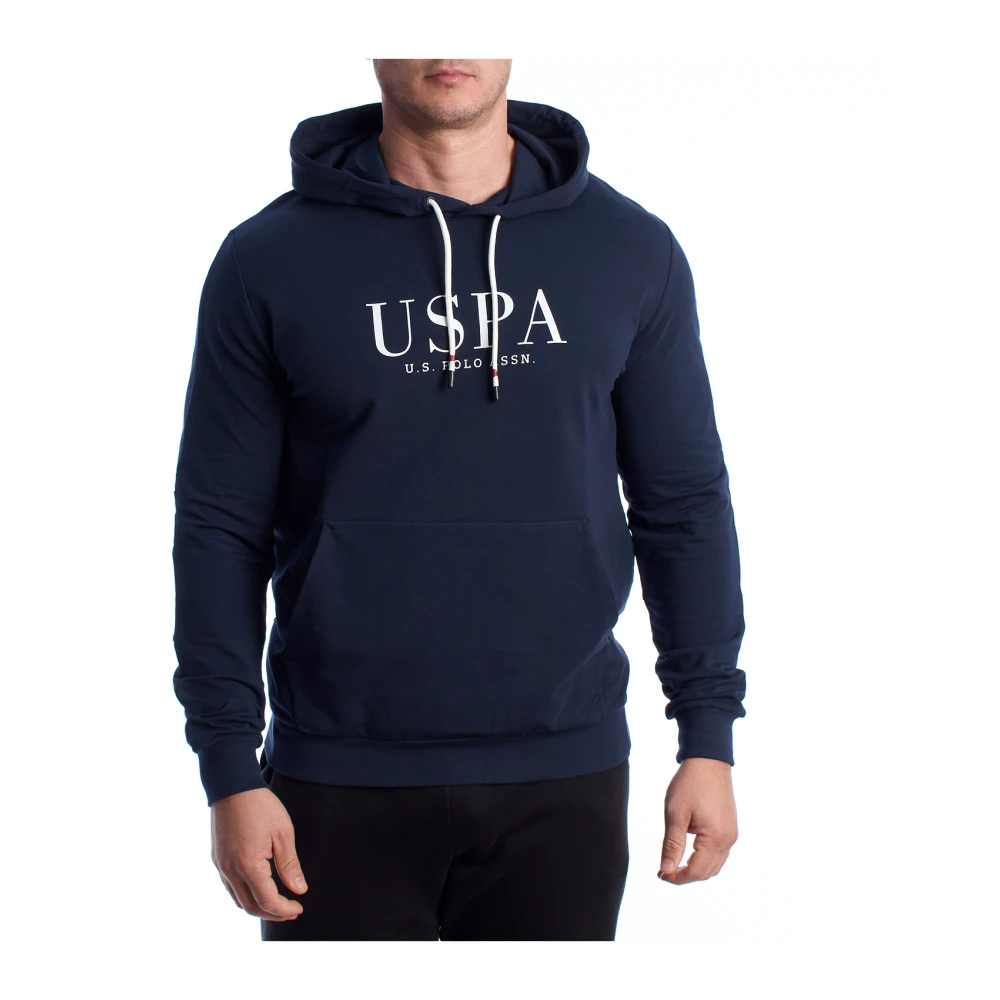 U.s. Polo Assn. Hombre Azul Sudaderas, Talla: 4XL