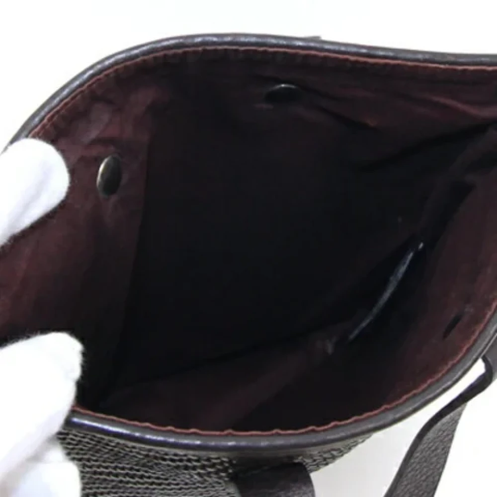 Hermès Vintage Pre-owned Leather totes Black Dames