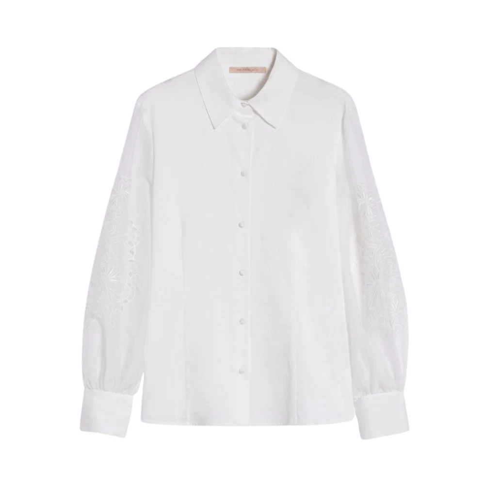 Pennyblack Katoenen Overhemden Pink Label White Dames