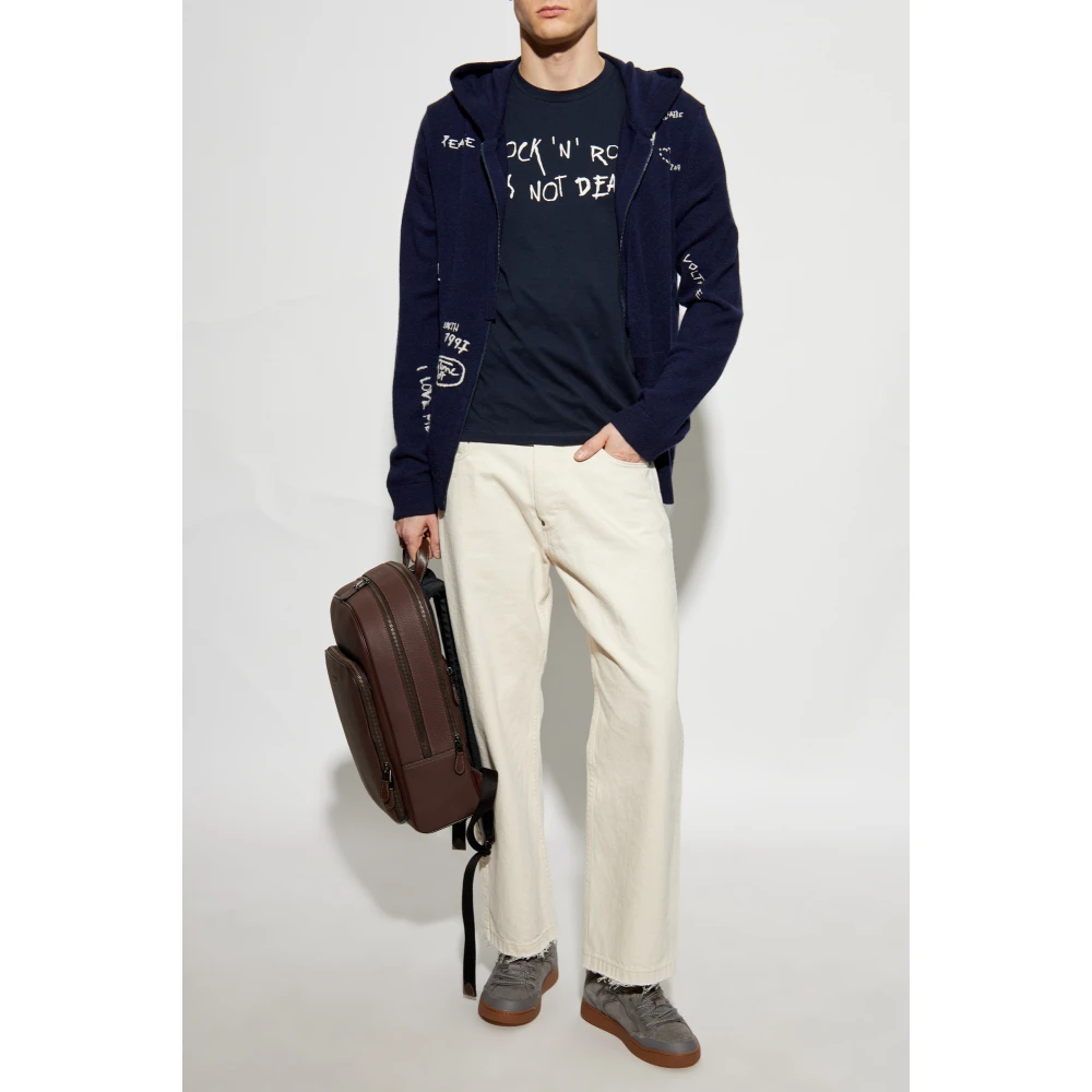 Zadig & Voltaire T-shirt Tommy Blue Heren