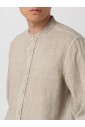 chemise-en-lin-sable-col-mandarin