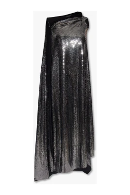 Metallic Effect Midi Klänning