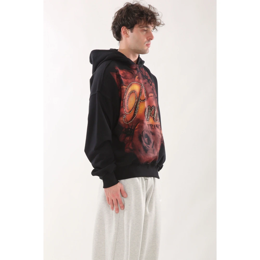 Misbhv Zwarte Paris Trance Hoodie Black Heren