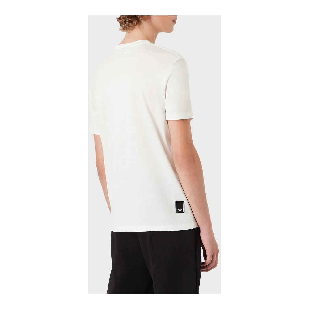 Emporio Armani Dynamisch Reis T-Shirt White Heren