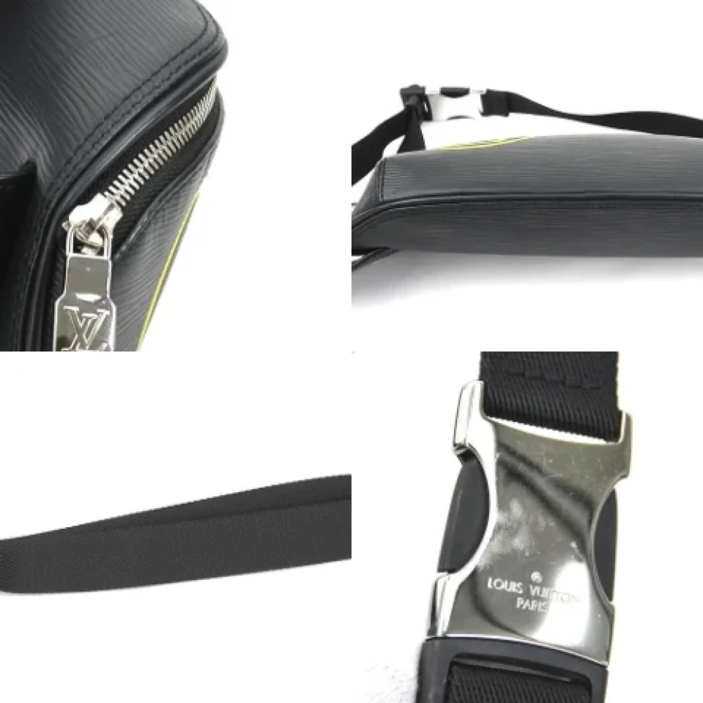 Louis Vuitton Vintage Pre-owned Leather crossbody-bags Black Dames
