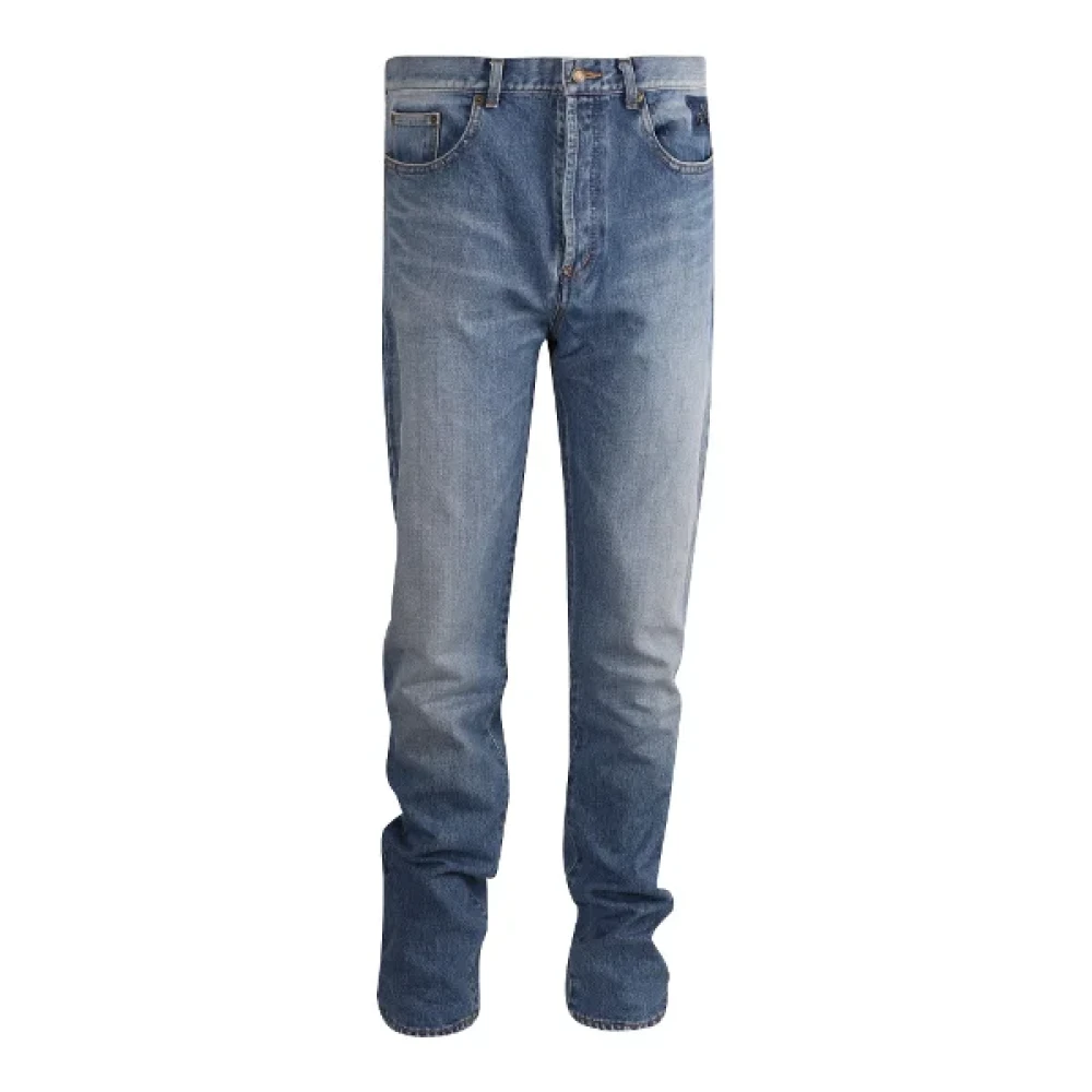 Yves Saint Laurent Vintage Pre-owned Bomull jeans Blue, Herr