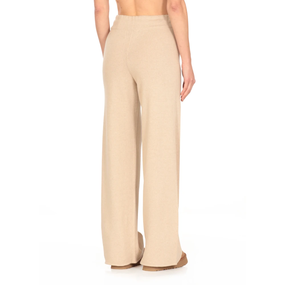 Saint Barth Beige Wolmix Elastische Taillebroek Beige Dames