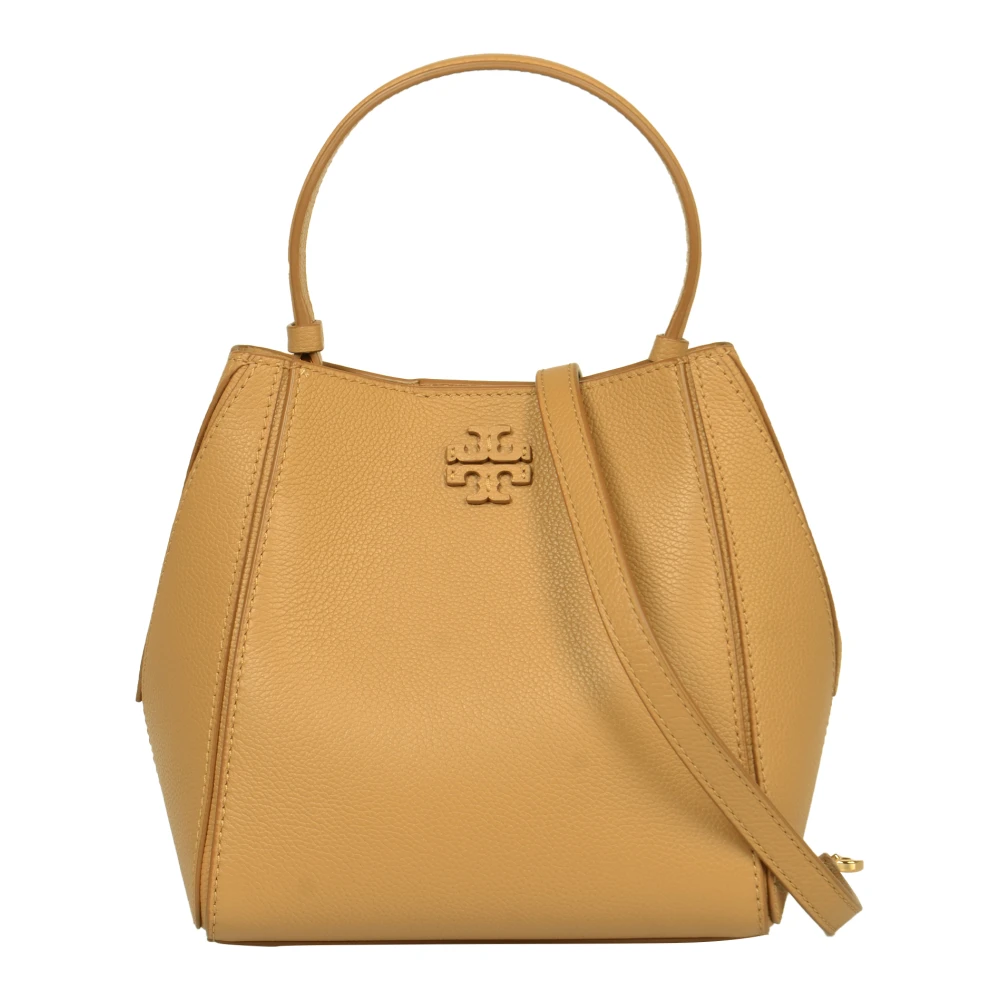 TORY BURCH Kleine emmer tas voor vrouwen Brown Dames
