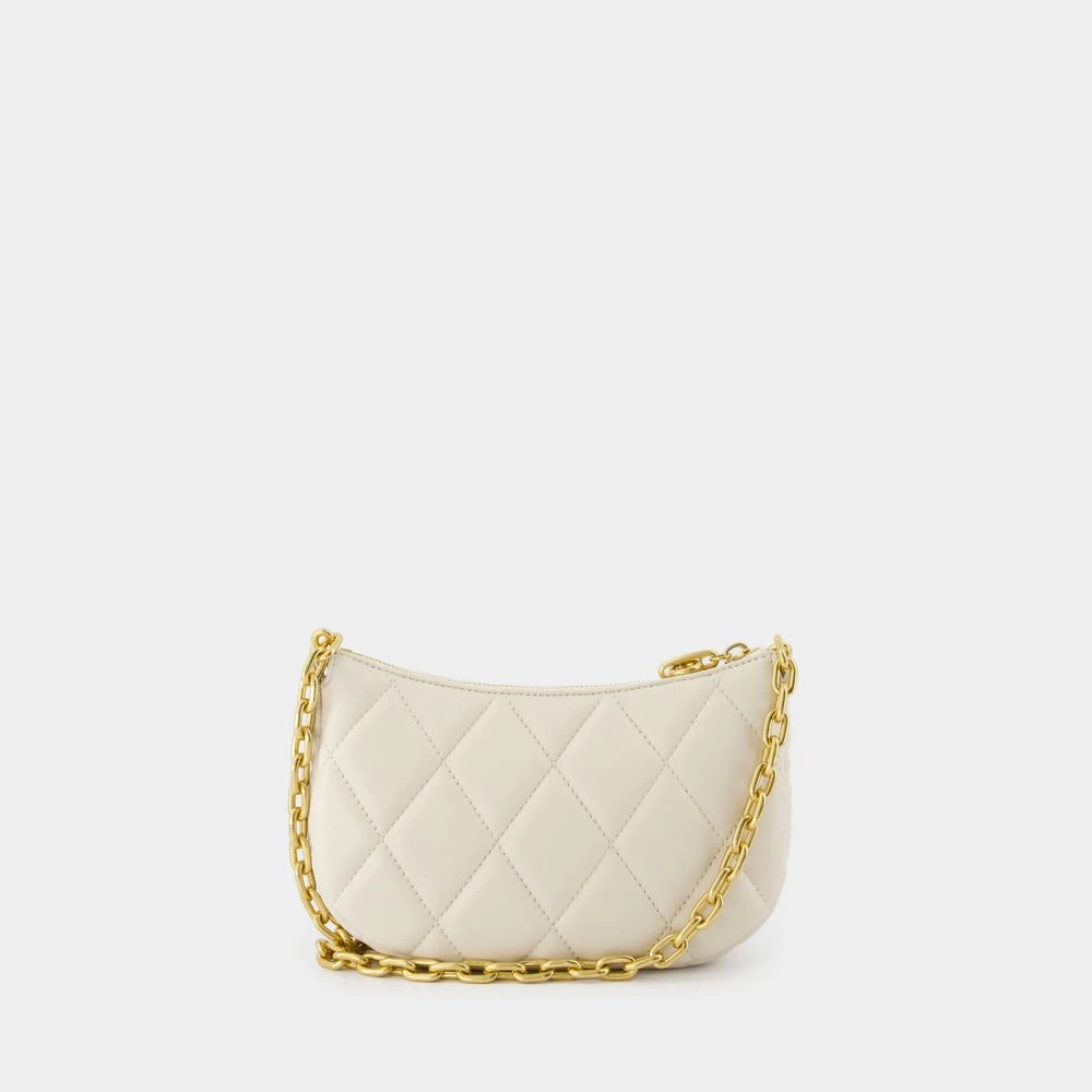 Burberry Gewatteerde Leren Rocking Pouch Beige Dames