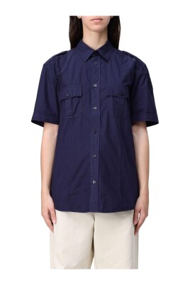 stilig-bla-button-up-skjorta