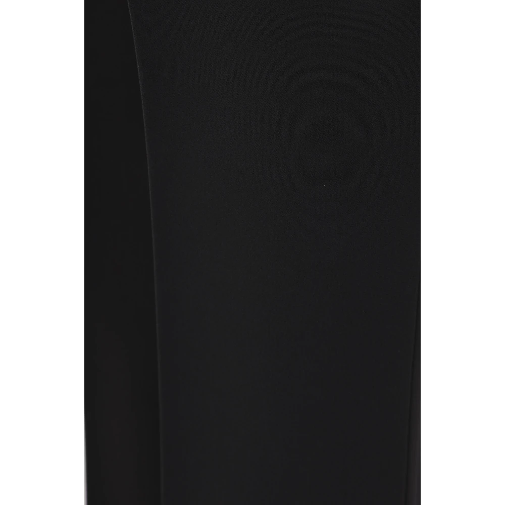Ermanno Scervino Zwarte Bootcut Broek met Voorsluiting Black Dames