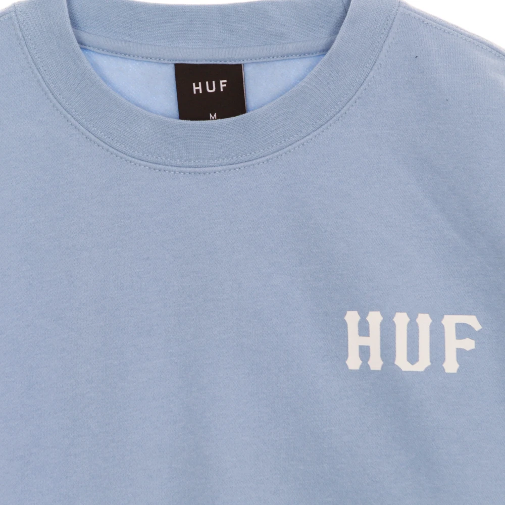 HUF Lichtblauwe Heren Crewneck Sweatshirt Blue Heren