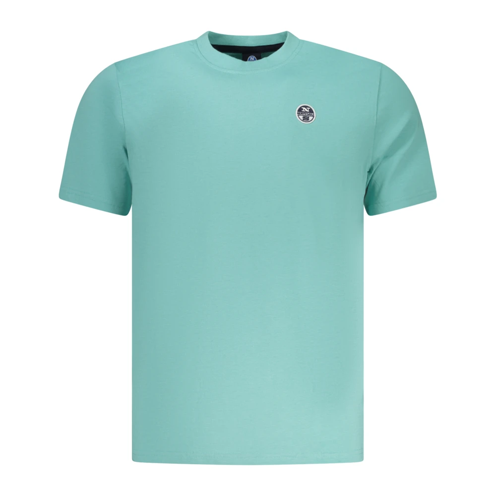 North Sails Short-Sleeved T-Shirt - Male - T-Shirts - Blue - 2XL - Tops