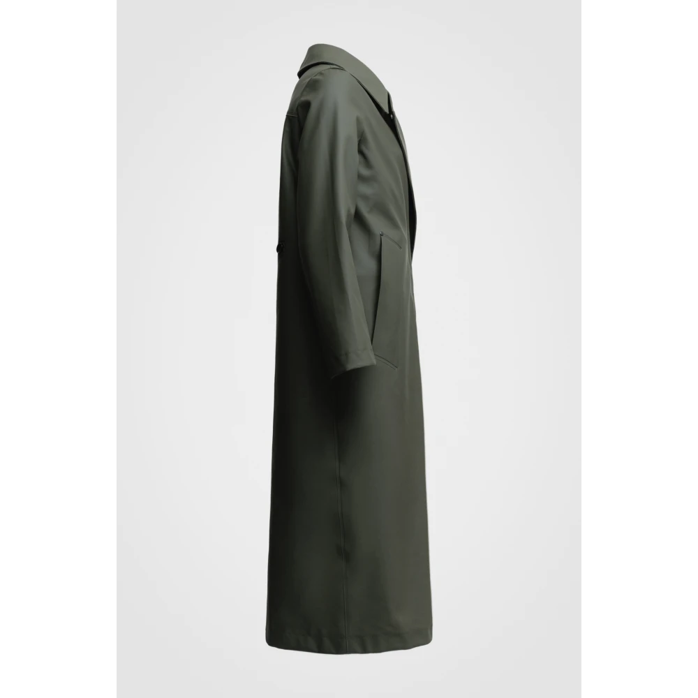Stutterheim Elegante Regen Trenchcoat Green Dames