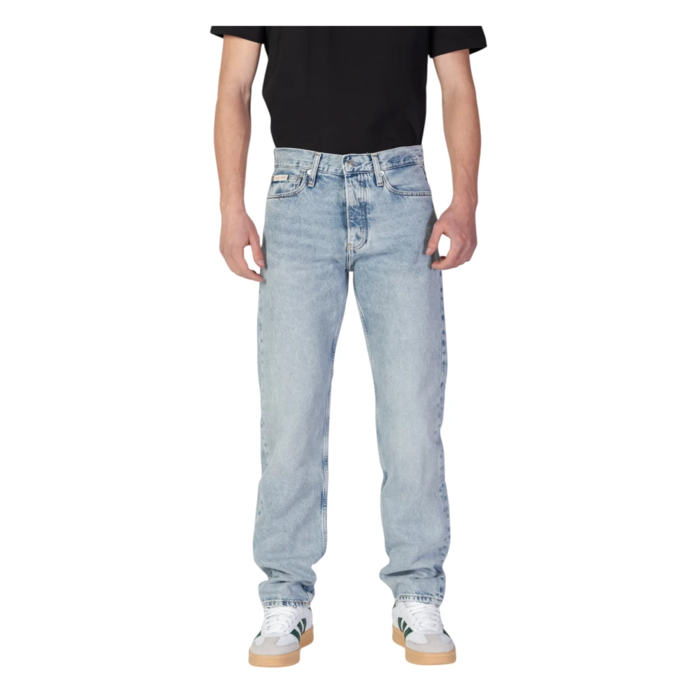 Calvin Klein Jeans Heren Regular Jeans Lente Zomer Collectie Blue Heren