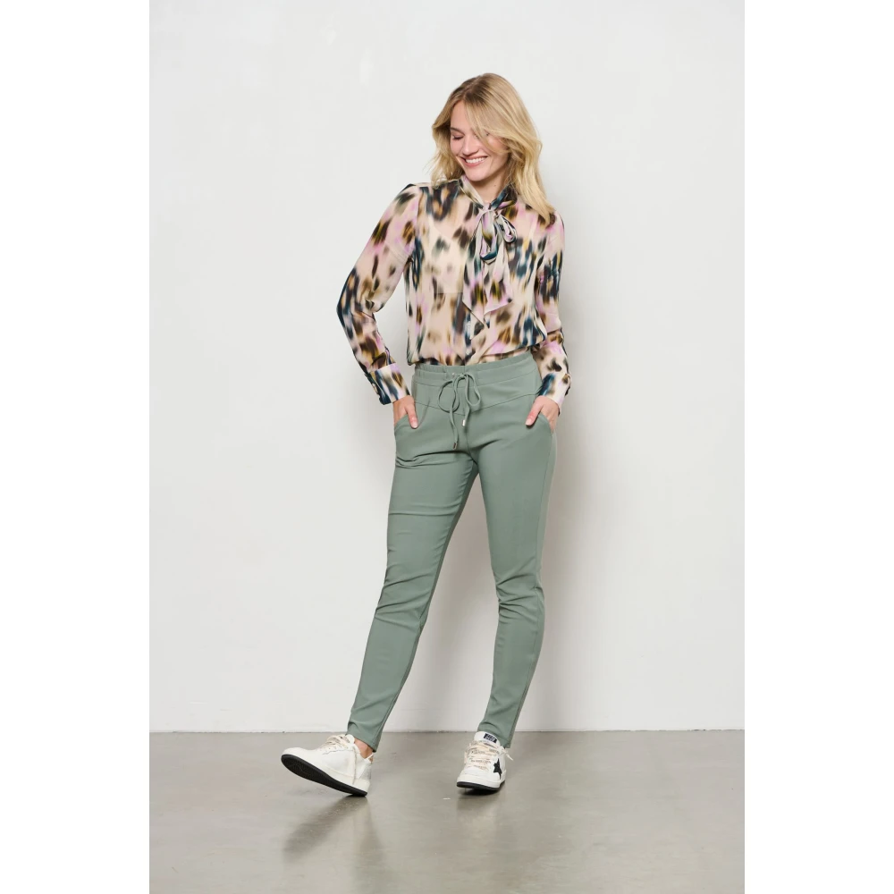 &Co Woman Smalle Broek Heren Green Dames
