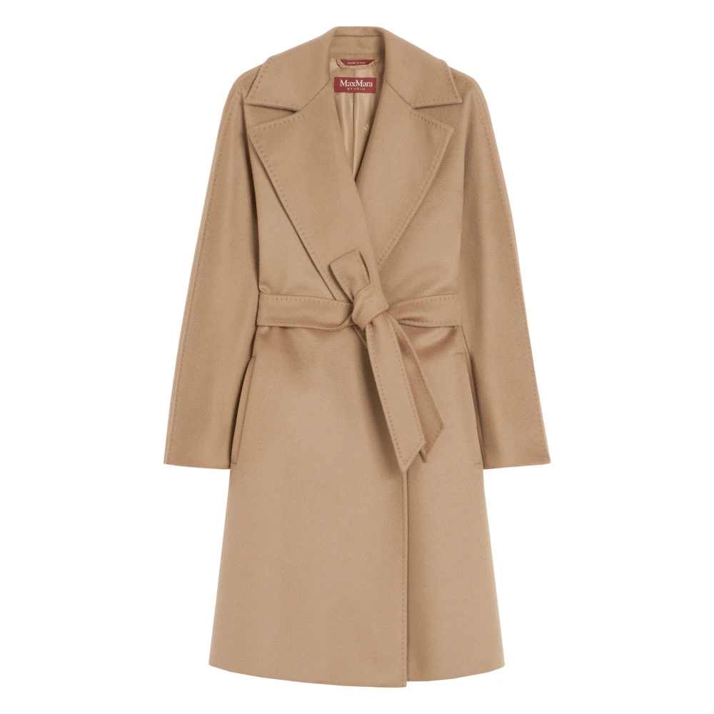 Coats > Belted Coats - - Max Mara Studio - Modalova