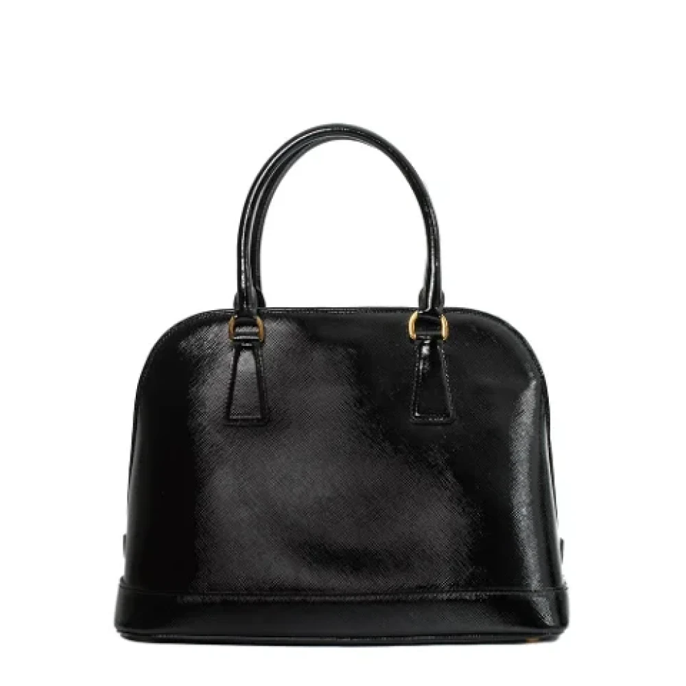 Prada Vintage Pre-owned Leather prada-bags Black Dames