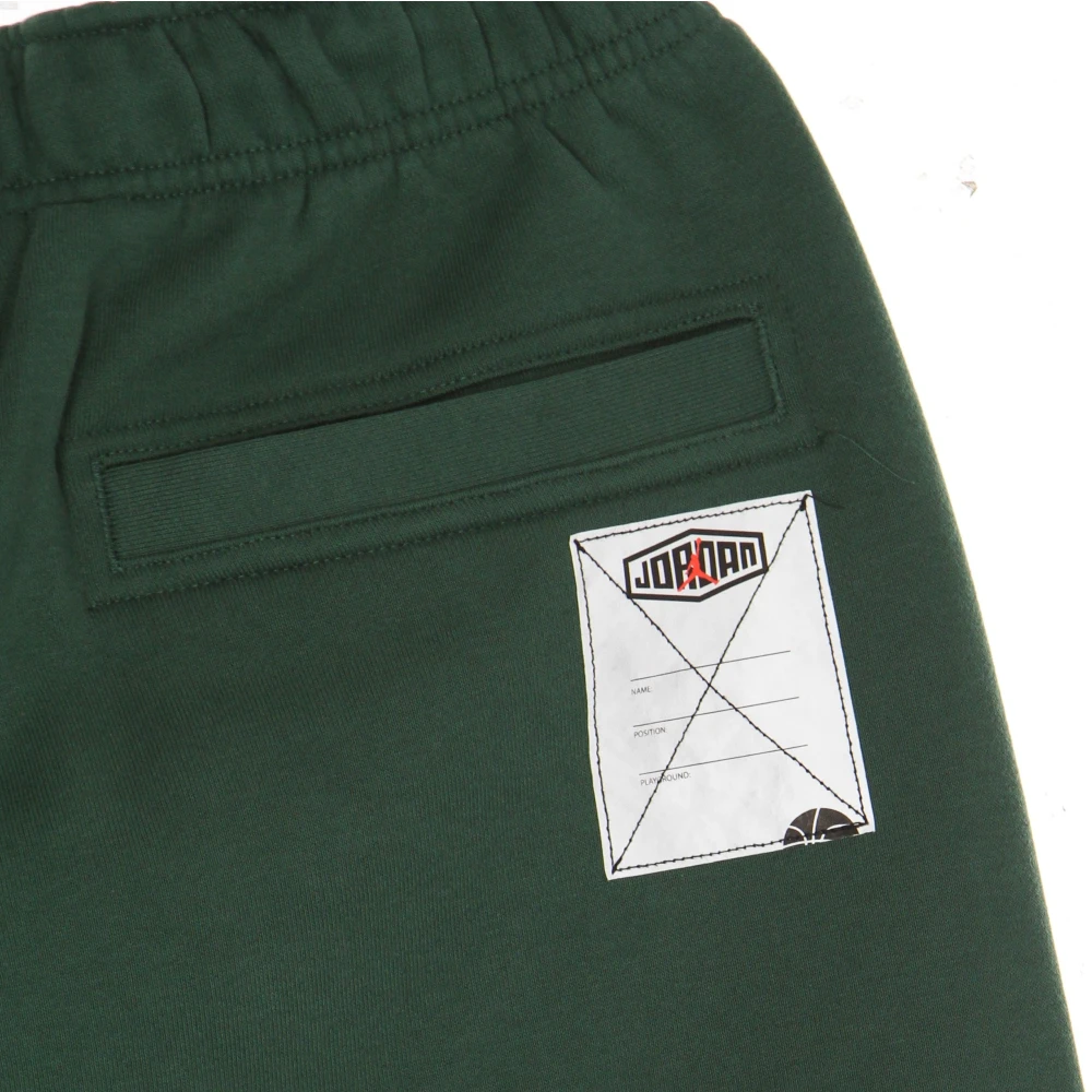 Jordan Sportieve Fleece Trainingsbroek Noble Groen Zwart Green Heren