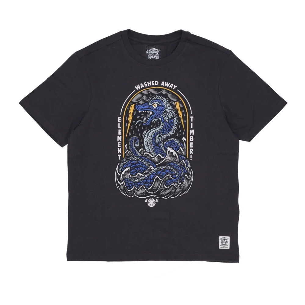Element Diepzeelogo T-shirt Black Heren