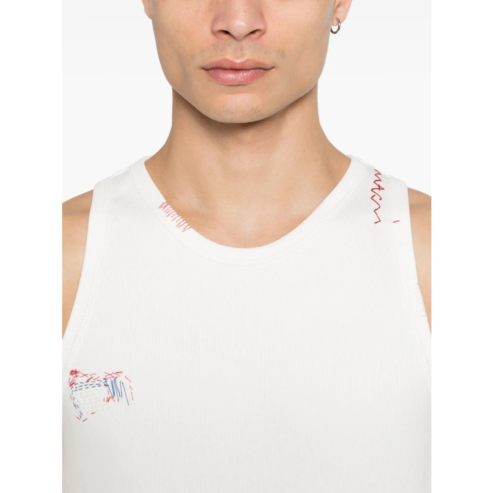 Marni Wit T-shirt voor mannen White Heren