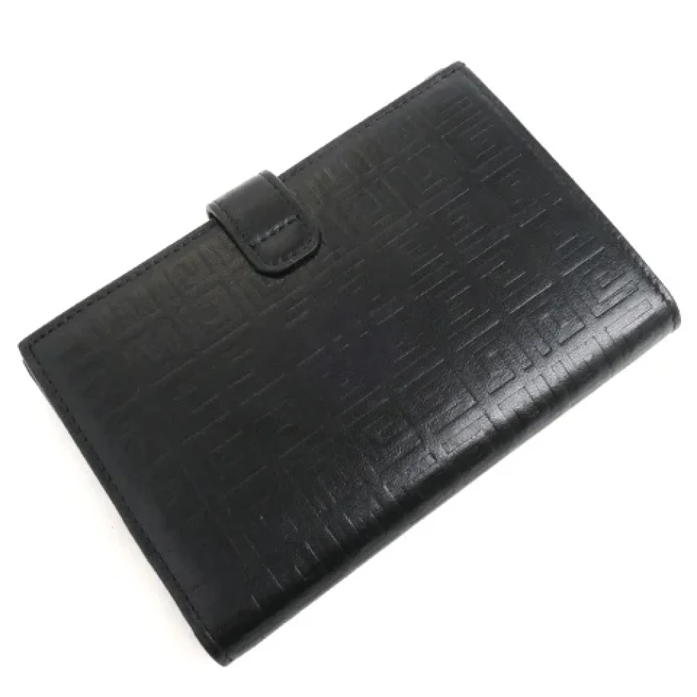Givenchy Pre-owned Leather wallets Black Dames