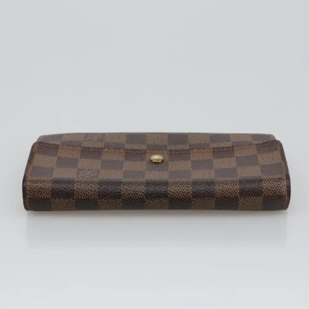 Louis Vuitton Vintage Pre-owned Canvas wallets Brown Dames