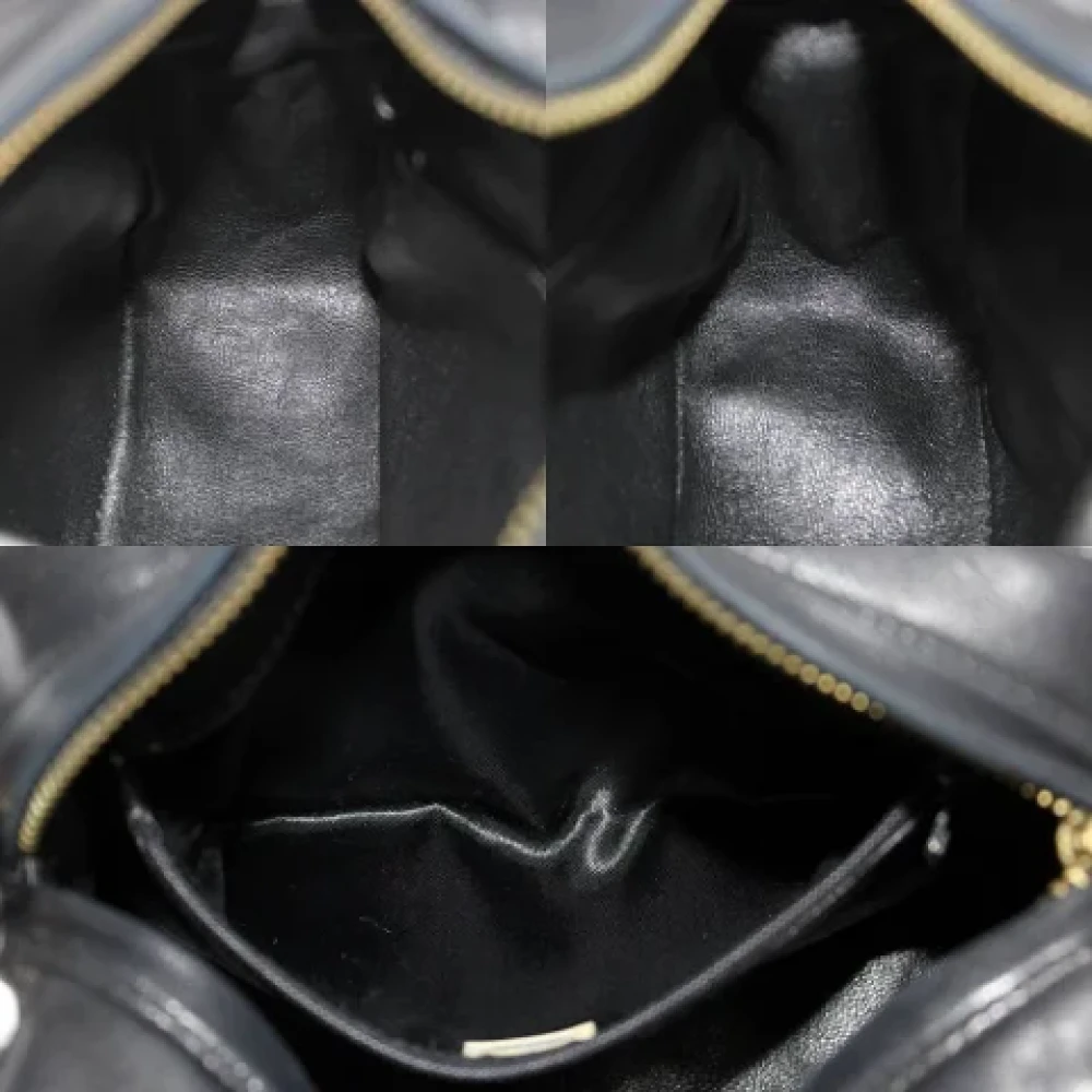 Chanel Vintage Pre-owned Leather shoppers Black Dames