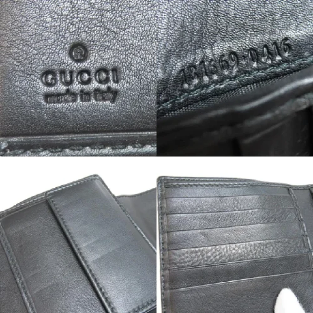 Gucci Vintage Pre-owned Canvas wallets Brown Dames