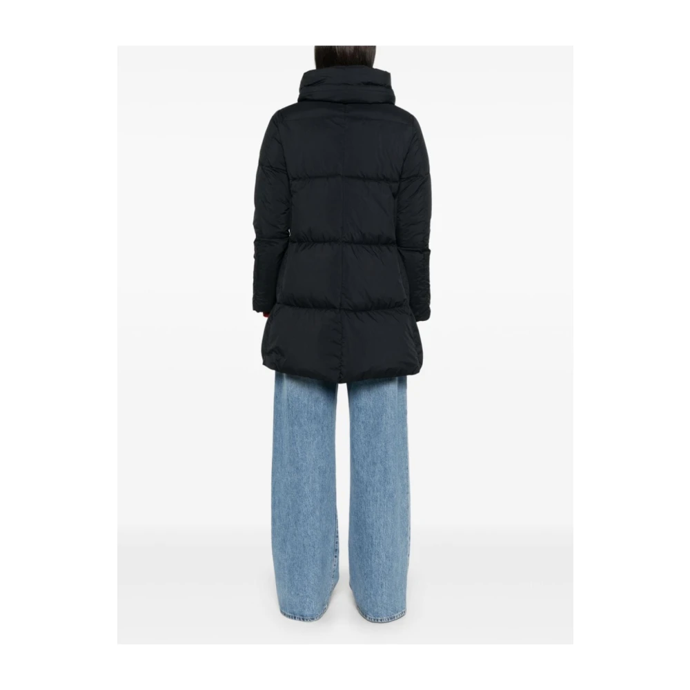 Herno Winterjassen Zwart Piumino Stijl Black Dames