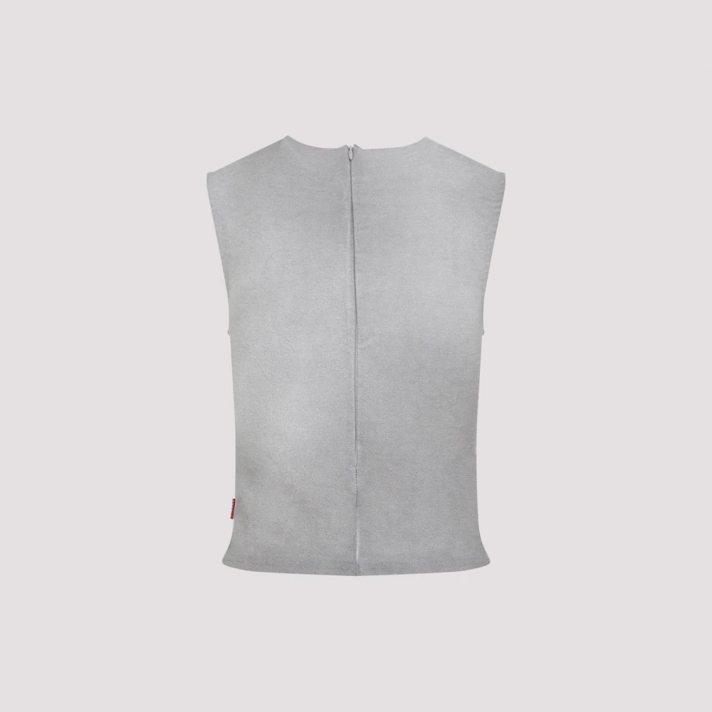 Diesel Grijze Top voor Vrouwen Gray Dames