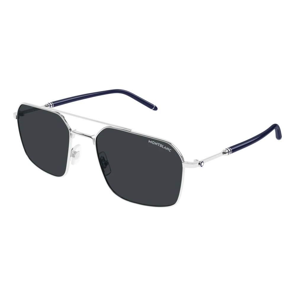 Montblanc Pilot Sunglasses - Male - Sunglasses - Gray - 58 Mm - Accessories