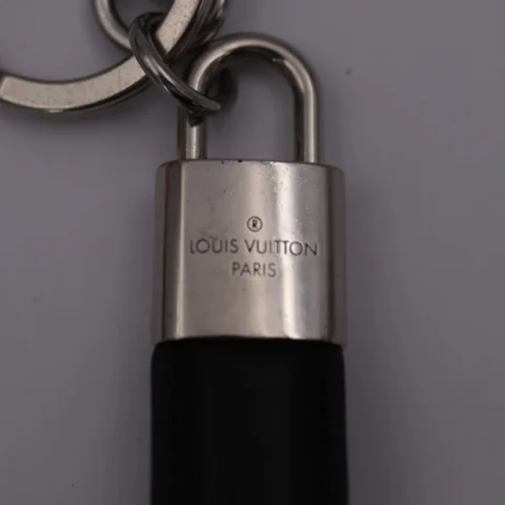 Louis Vuitton Vintage Pre-owned Leather key-holders Black Dames