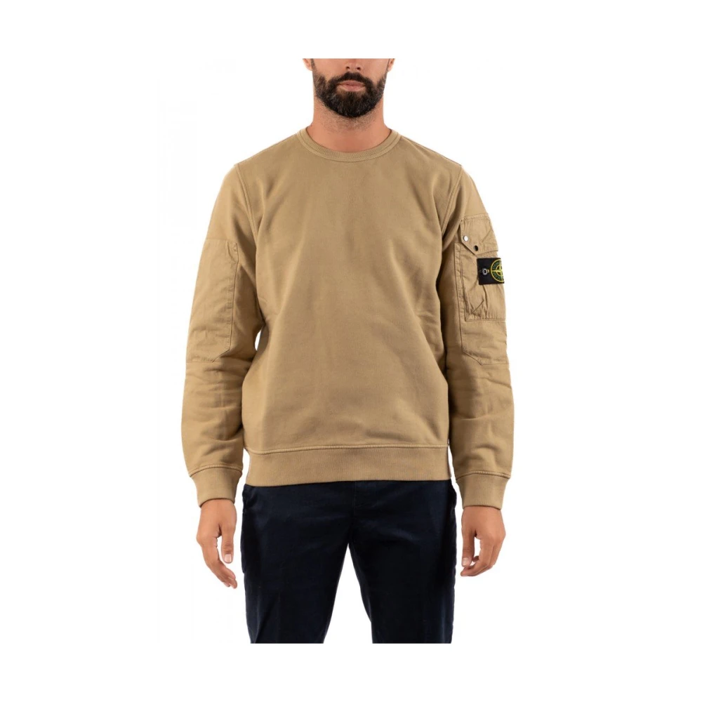 Stone Island Stijlvolle Herenoverhemd Beige Heren